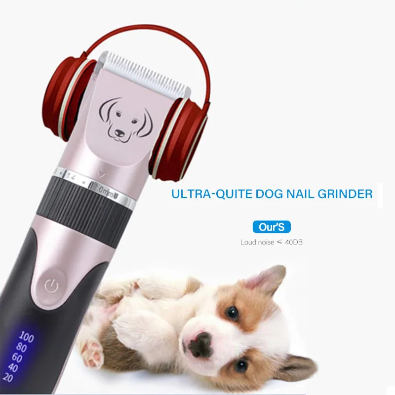 Professional Electric Pet Dog Hair Trimmer Dog Rechargeable Animals Grooming Clippers Cat Shaver Hair Cutting Machine