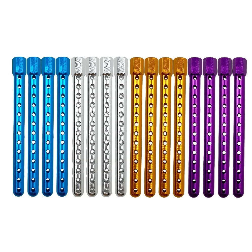 

4 шт. HSP 102037 122037 алюминиевая Металлическая Автомобильная оболочка колонны крепления 02010 (02144) 1/10 обновленные детали для 94102 94122 94123