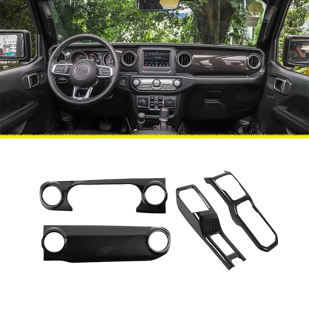 

Center Console Decoration Gear Shift 4WD Panel Trim Cover 2018-2023 for Jeep Wrangler JL Gladiator JT Car Interior Accessories