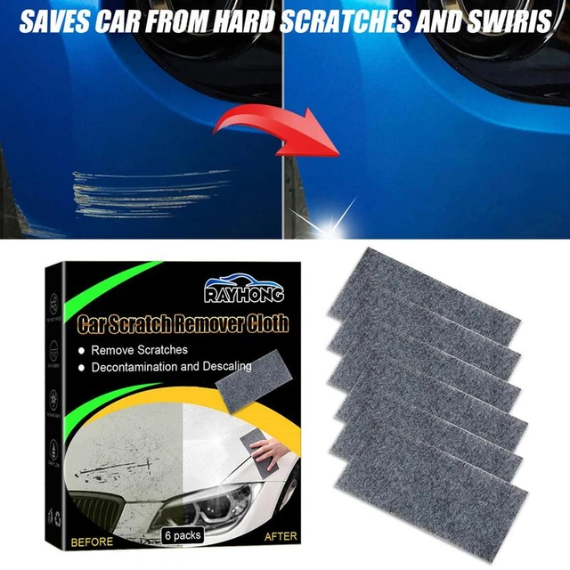 1/6pcs Car Scratch Remover Cloth Cleaning Polishing Tool Kit Nano Glitter  Cloth Repair Accessories Car Scratches Removal Cloth - AliExpress