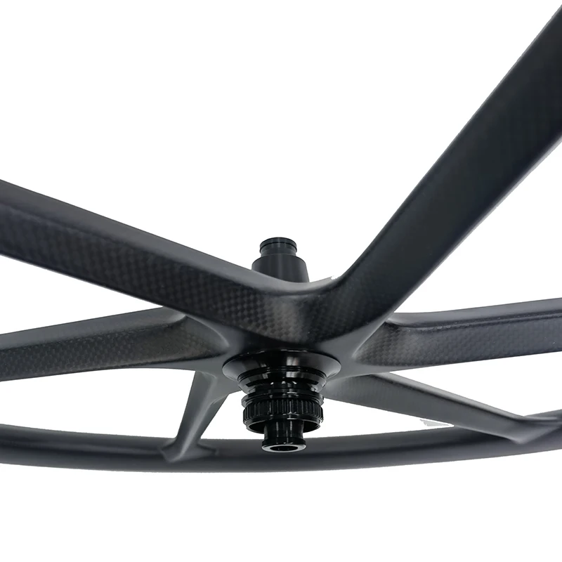 Jeu De Roues Carbone 700C Pour Vélo De Route - Largeur 28mm, Profondeur 35mm - 6 Rayons - Neuf