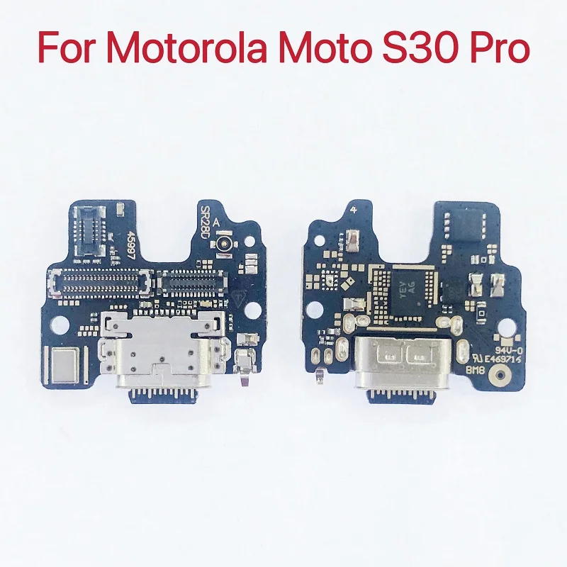 

USB-коннектор для зарядки плата гибкий кабель для Motorola Moto S30 Pro Edge 30 Fusion зарядный порт запасные части