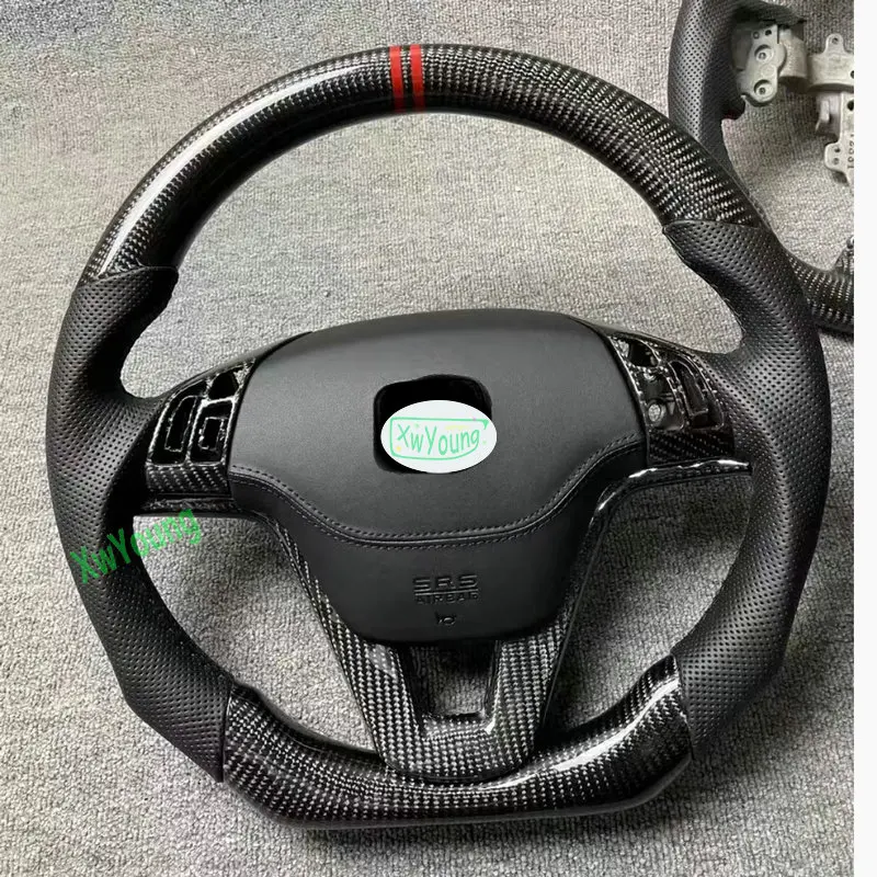 

For Honda CRV CR-V 2007-2011 Customized 100% Carbon Fiber Car Steering Wheel With Leather