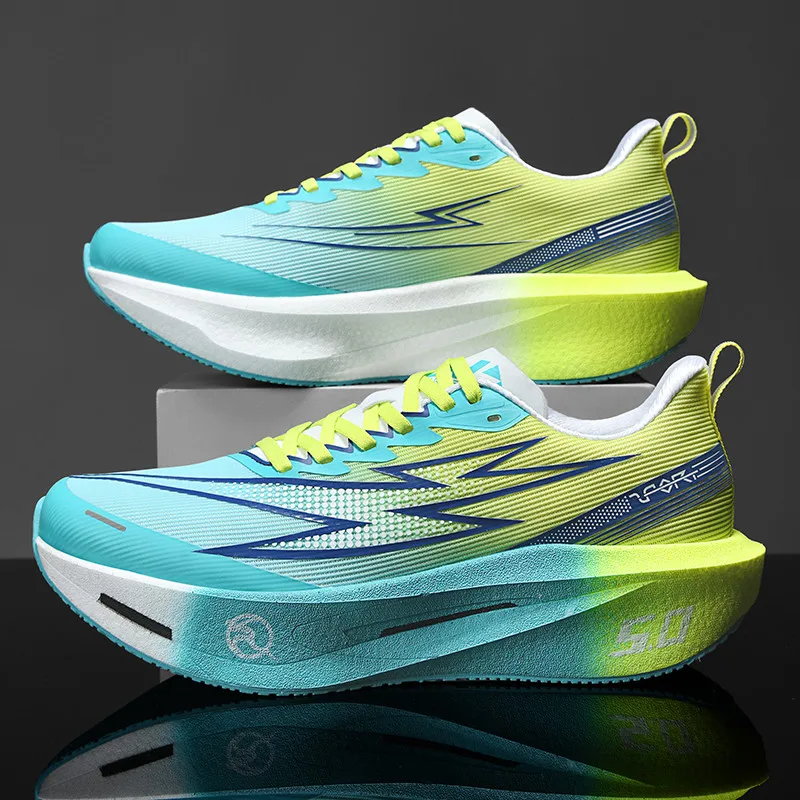 Running Shoes Men Sports Carbon Board Speciality Marathon Breathable...