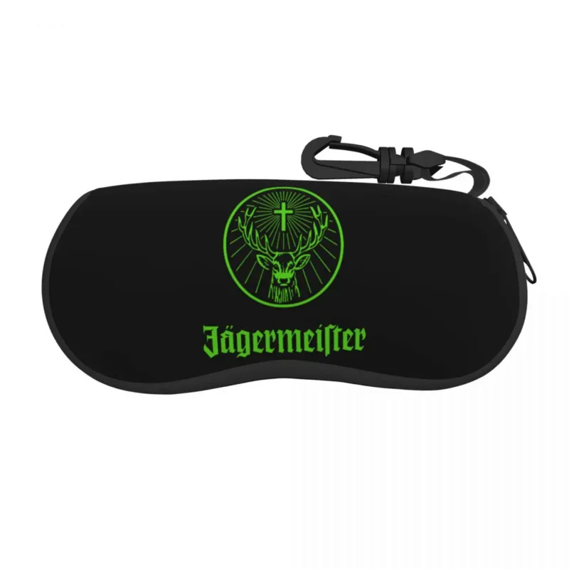 

Jagermeister Eyeglass Glasses Case Men Women Soft Sunglasses Protective Box