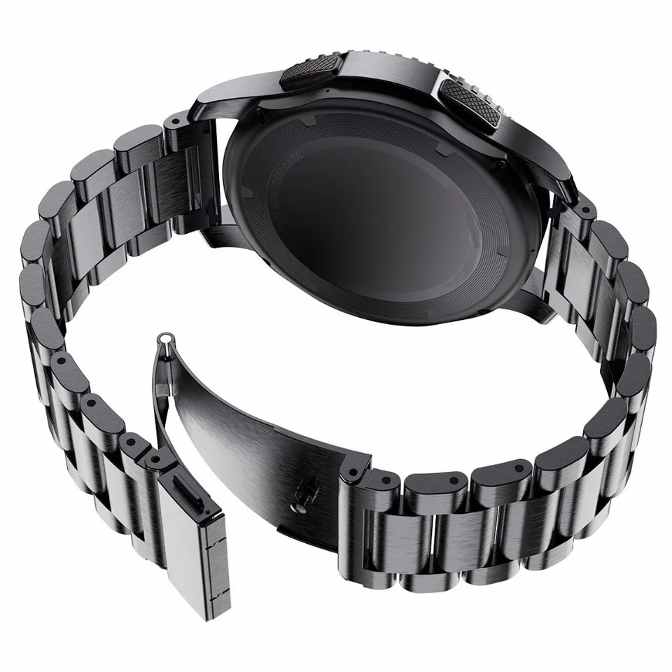 Cinturino In Metallo Acciaio Inox 316L Per Ticwatch Pro 5 (1.43") – Regolabile, Con Strumento, Sicuro E Confortevole - 3