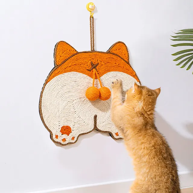 Pet Cat Scratching Mat Durable Wear Resistant Hangable Scratch Pad Cat Toy Pet Cat Scratching Mat Durable Wear Resistant Hangable Scratch Pad Cat Toy