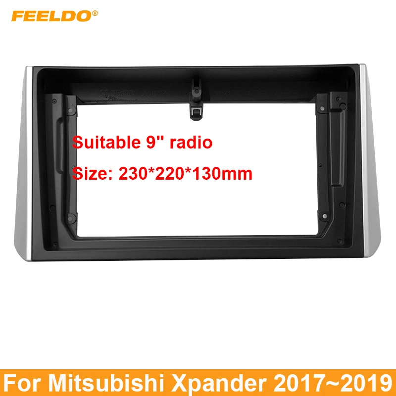 

Автомагнитола FEELDO, рама 9 дюймов с большим экраном для Mitsubishi Xpander, 2Din