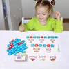 Wooden CVC Word Spelling Games, 2 in 1 Mathematical Operations And Alphabet Spelling Toys, Montessori Toy for Preschool Kids 6