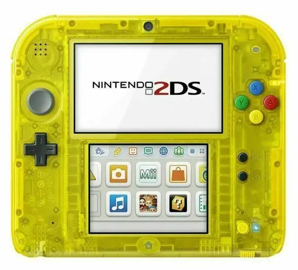 Nintendo 2DS 数量限定版 回りくどい クリアイエロー