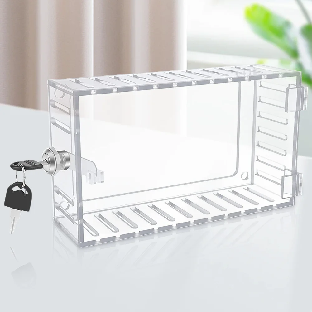 Thermostat Lock Box Key Clear Large Thermostat Cover Acrylic Large Lock Box Cover Home On Wall