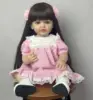 55 CM Soft Silicone Reborn Baby Girl Doll Lifelike 22 Inch Realistic Princess Toddler Art Bebe Christmas Gift for Child 4