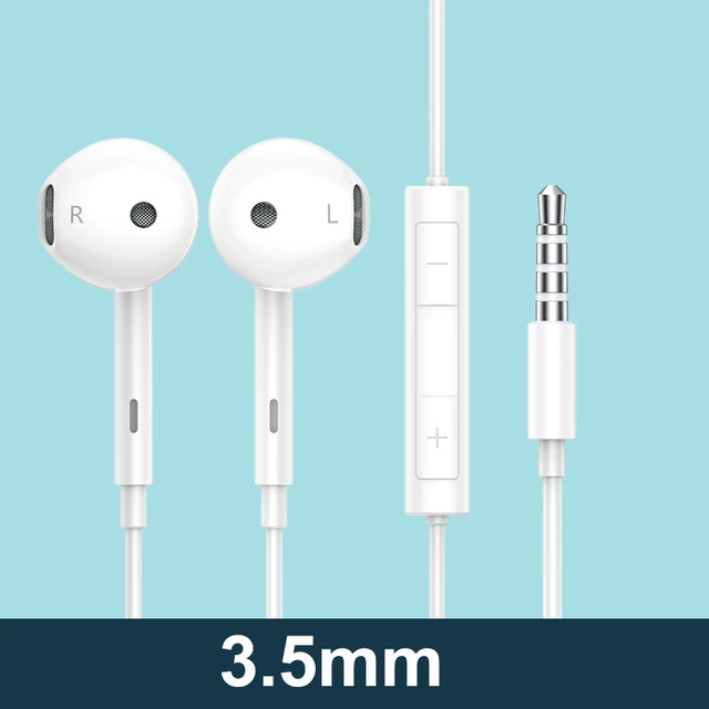 USB Typec Earphones for Samsung Galaxy S23 S22 S21 S20 Plus Mic