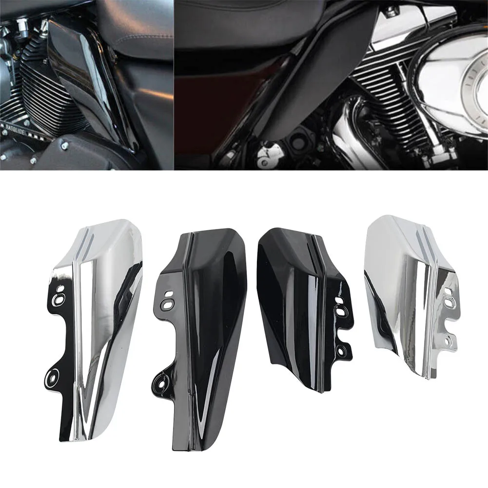 

2 шт., дефлекторы воздуха для Мотоциклов Harley Touring Road King Road скользящий Electra Glide FLHR FLHT FLHX