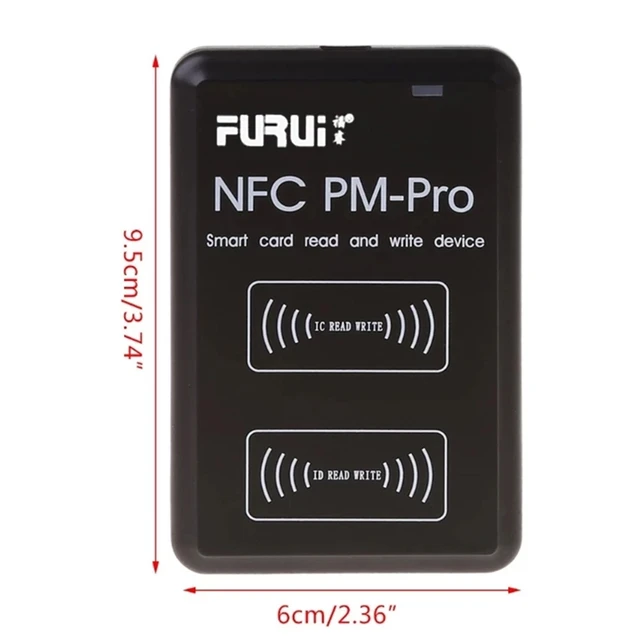 FURUI New PM-Pro RFID IC/ID Copier Duplicator Fob NFC Reader Writer Encrypted Programmer USB UID Copy Card Tag 6