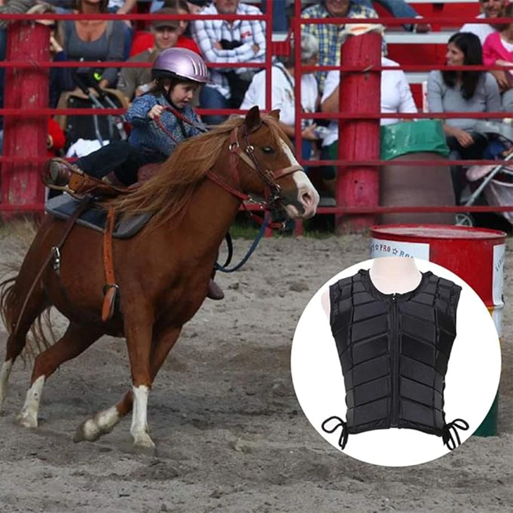 Unisex Vest Horse Riding Outdoor Children Adult Body Protective Damping Safety Sports Eventer Equestrian Accessories EVA Padded 5