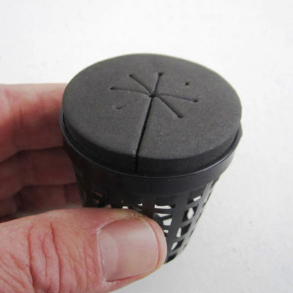 100pcs/set Cloning Collar Inserts for Garden Hydroponics Plant Germination Size Black+100pcs hydroponic gardening kit hydroponic planting tools