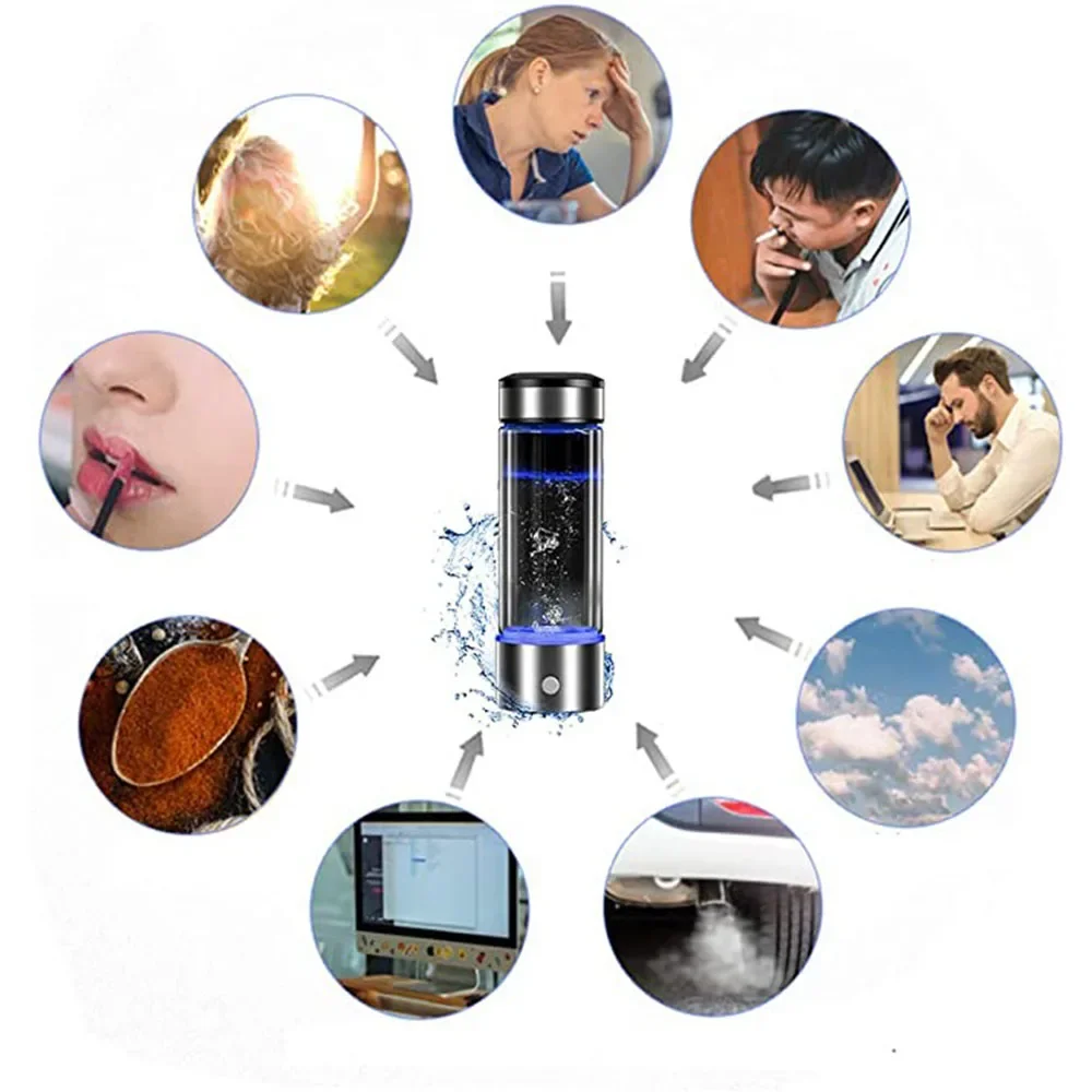 Hydrogen Water Generator Rechargeable Portable