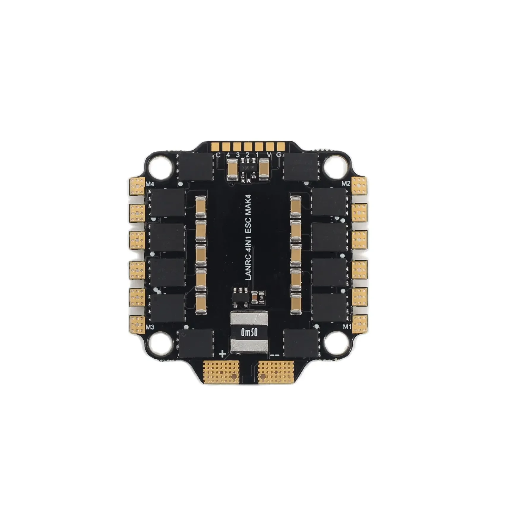 Dissipateur thermique et composants du JDRC BLHeli_S 45A/60A 4in1 ESC Brushless pour drone FPV Racing