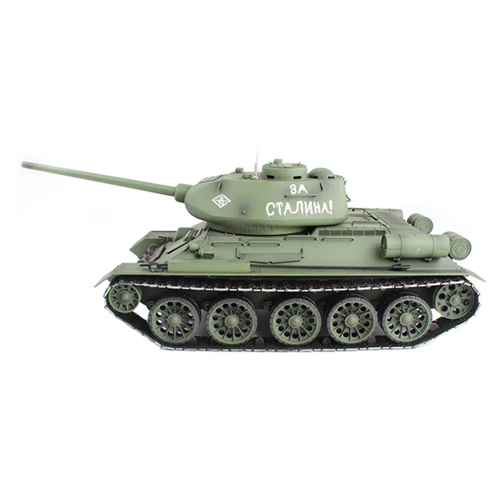 HENG LONG 1/16 Scale 7.0 Upgraded Soviet T34-85 RC Tank 3909 Metal Tracks Idler Bearing Gearbox Speaker Toys for Boys TH17767 4