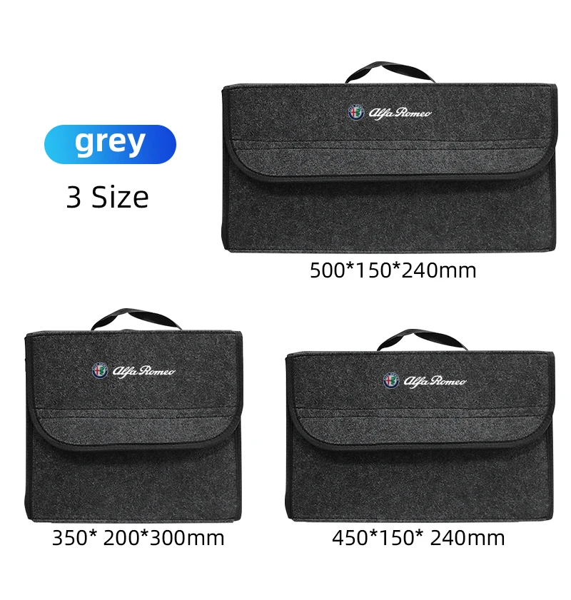 Alfa Romeo Kofferbak Organizer Tas - Handige klittenbandsluiting