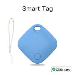 Advanced Smart Bluetooth GPS Tracker with Find My App Anti - Loss Alert System (Blue)