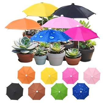Ombrelli per piante piccole da 8 pezzi per piante da esterno Piante da giardino Copertura per parasole Panno per piante Accessori da giardinaggio 1