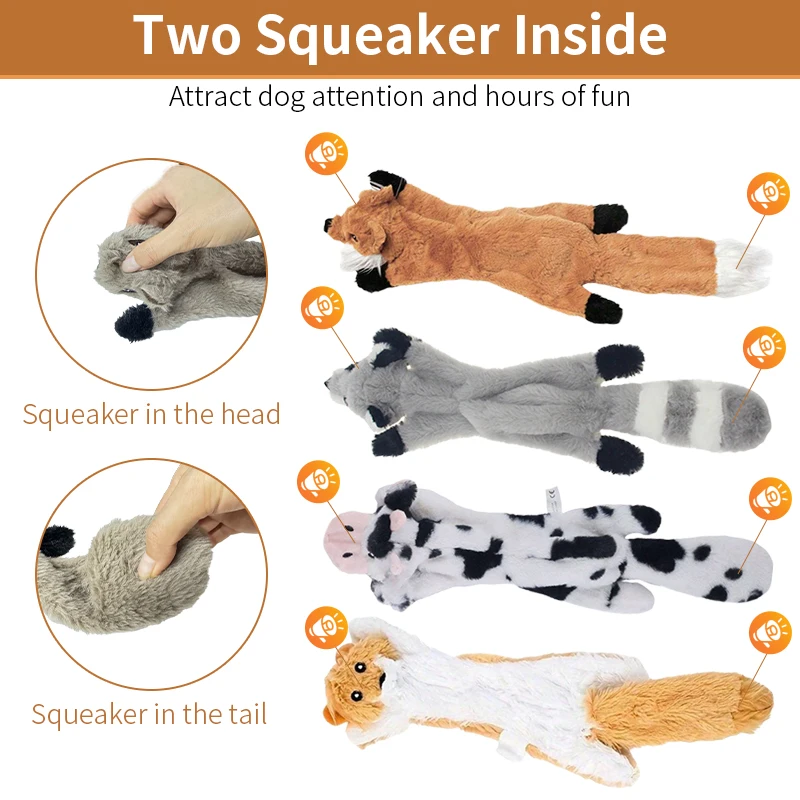 Plush Sounding Animal Dog Toy 2
