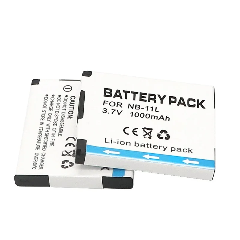 Rechargeable Battery Camera Battery Camera Battery Charger Rechargeable Battery Charger 1000mAh NB-11L NB11L NB 11L NB-11LH Battery + LCD Charger For Canon PowerShot A2300 A2400 IS A2500 A2600 A3400 IS A3500 IS