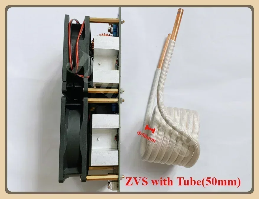 DC 24V~48V ZVS Low voltage induction heating board 2000W 50A Power supply module Flyback Driver Heater Tesla coil Heaters induction heater