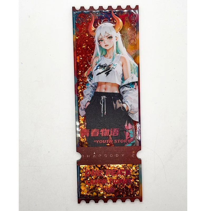 Anime One Piece Nico Robin Yamato Boa Hancock Perona Quicksand Ticket Stub Collectible Cards Christmas Birthday Gifts Toys 6