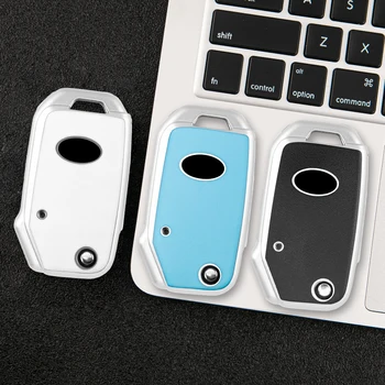 New Fashion Soft Tpu Flip Key Fob Cover Case Holder per Kia Sportage Cerato Forte 2019 2020 - New Fashion Soft Tpu Flip Key Fob Cover Case Holder per Kia Sportage Cerato Forte