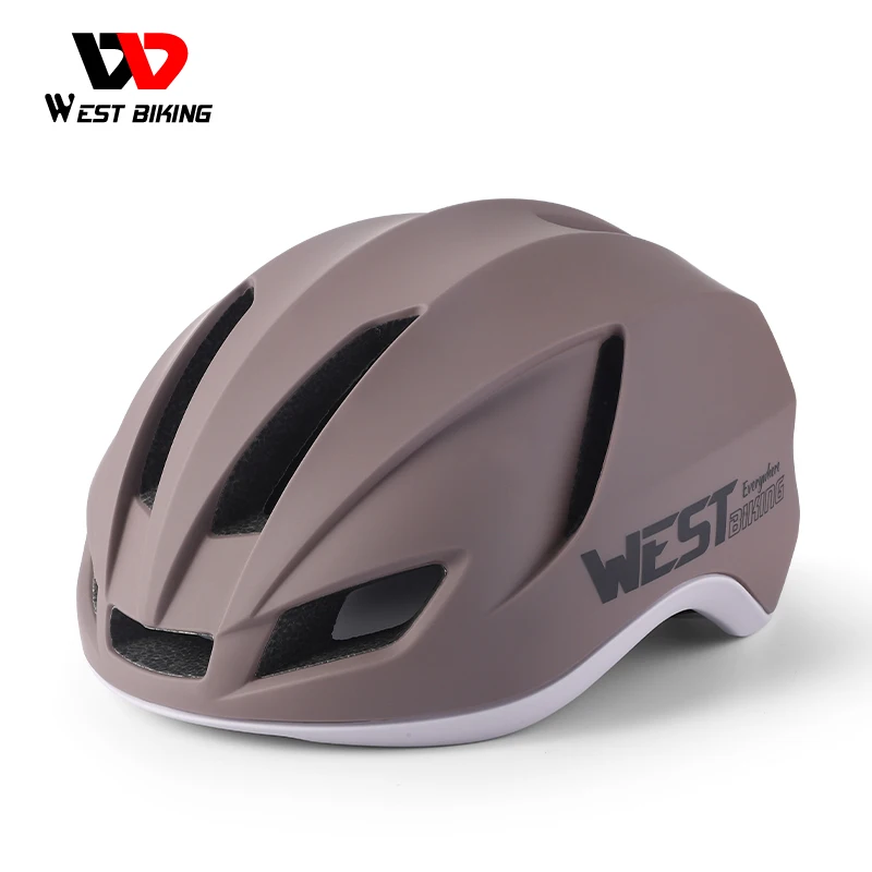 

WEST BIKING Men Women Cycling Aero Helmet Multicolor Ultralight MTB Road Bike Sports Safe Cap Integrated Triathlon Racing Helmet