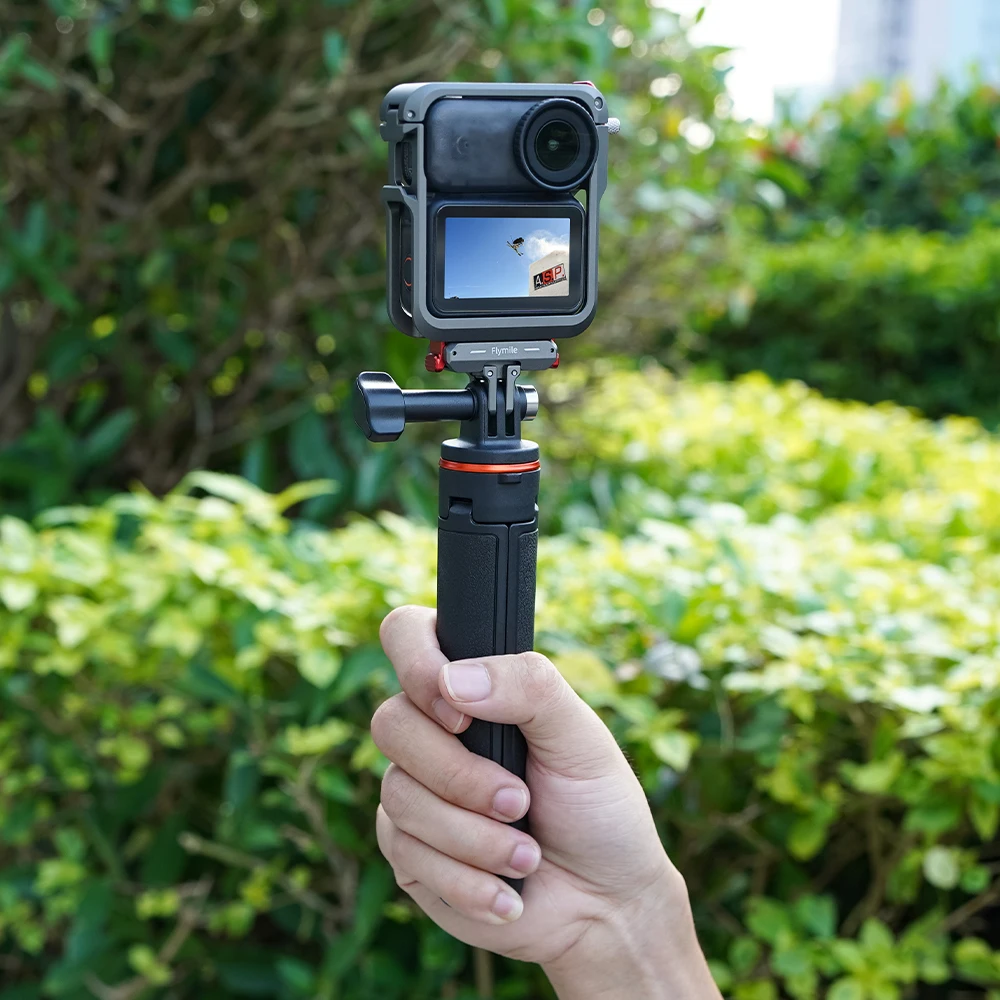 Flymile Metallkäfig für DJI OSMO Nano Kamera mit Cold Shoe Aluminiumlegierungsrahmen Schutzgehäuse Zubehör – Detail 14