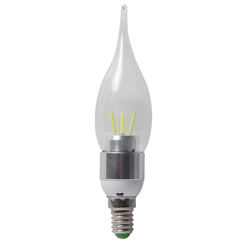 

1pc E14 Led Filament COB light Decorative Led Lights 85-265V 260LM COB Edison Bulb 3W LED for Chandelier Lighting led lights