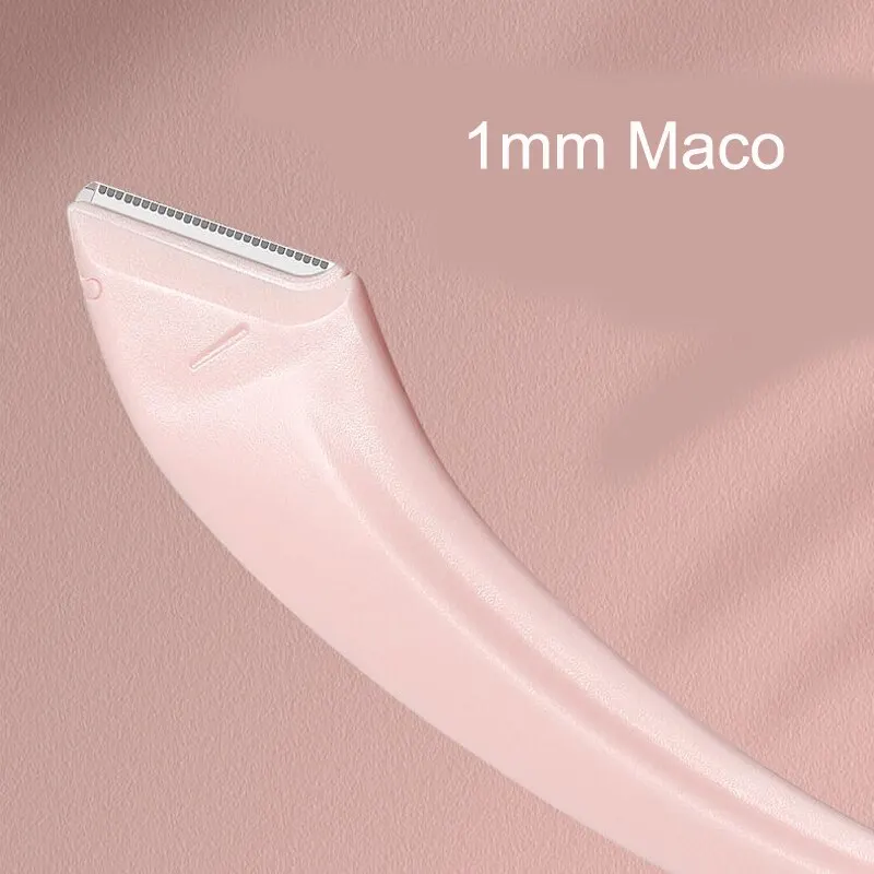 Eyebrow Trimmer Scissors Stainless Steel Beauty Tools Removable Eyelash Hair Remover Shaver Cutter Color Titanium eyebrow scissors stainless steel scissors