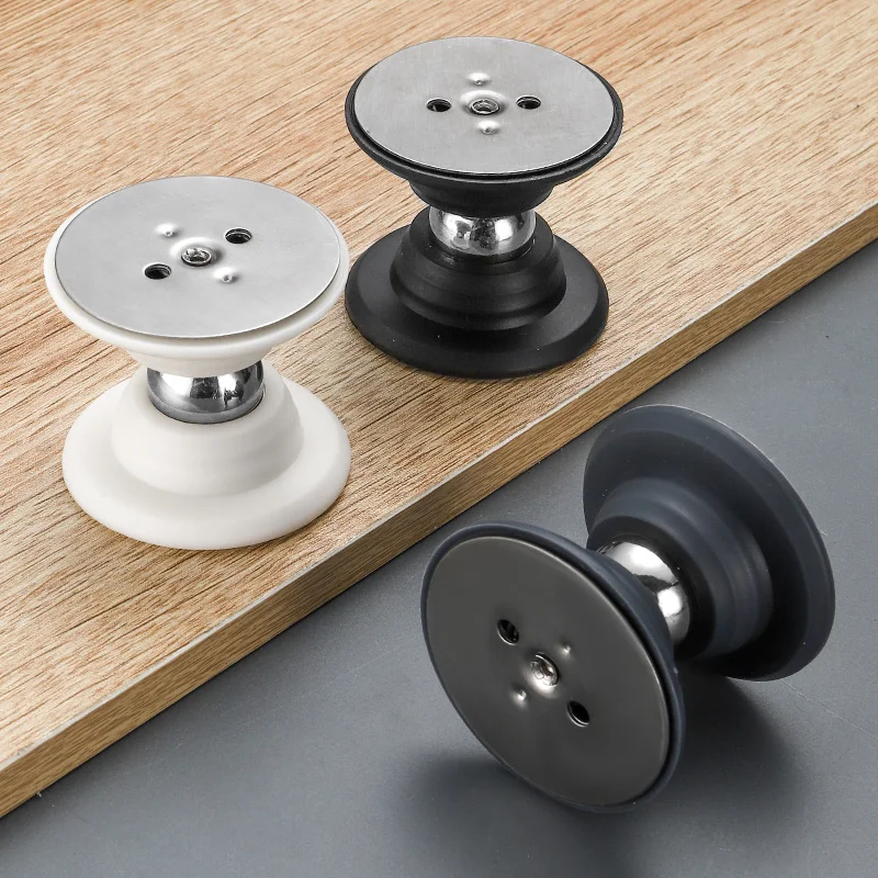 Silicone Door Stopper Silicone Door Suck Hotel Household Strong Magnetic Strong Mute Door Touch Anti-collision Stall Stopper