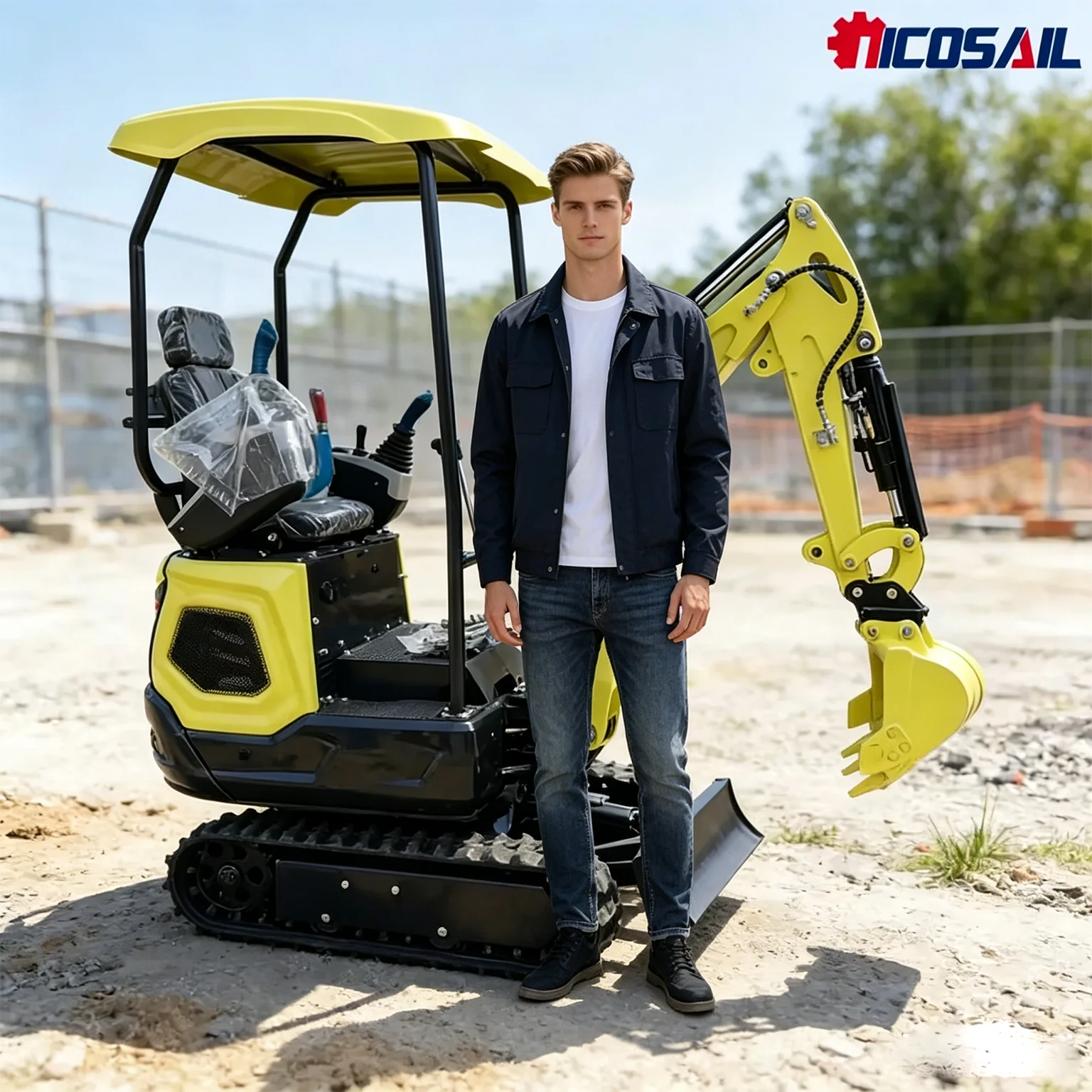 Euro 5 12max Mini-Raupenbagger CE-zertifiziert Multifunktionale kleine Baggermaschine