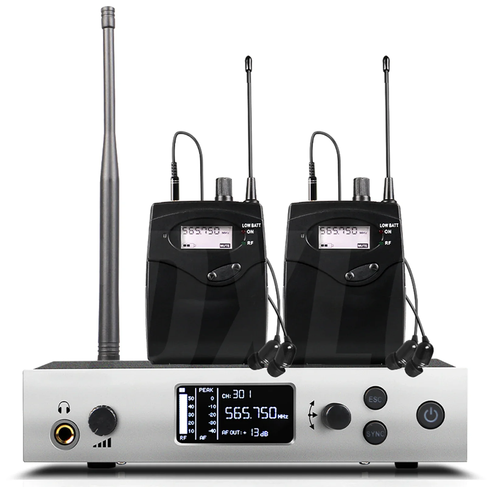 EWG4 UHF 무선 인이어 모니터링 시스템, 채널 주파수 선택 가능, 전문 가수 무대 공연 Dj, 최고 품질