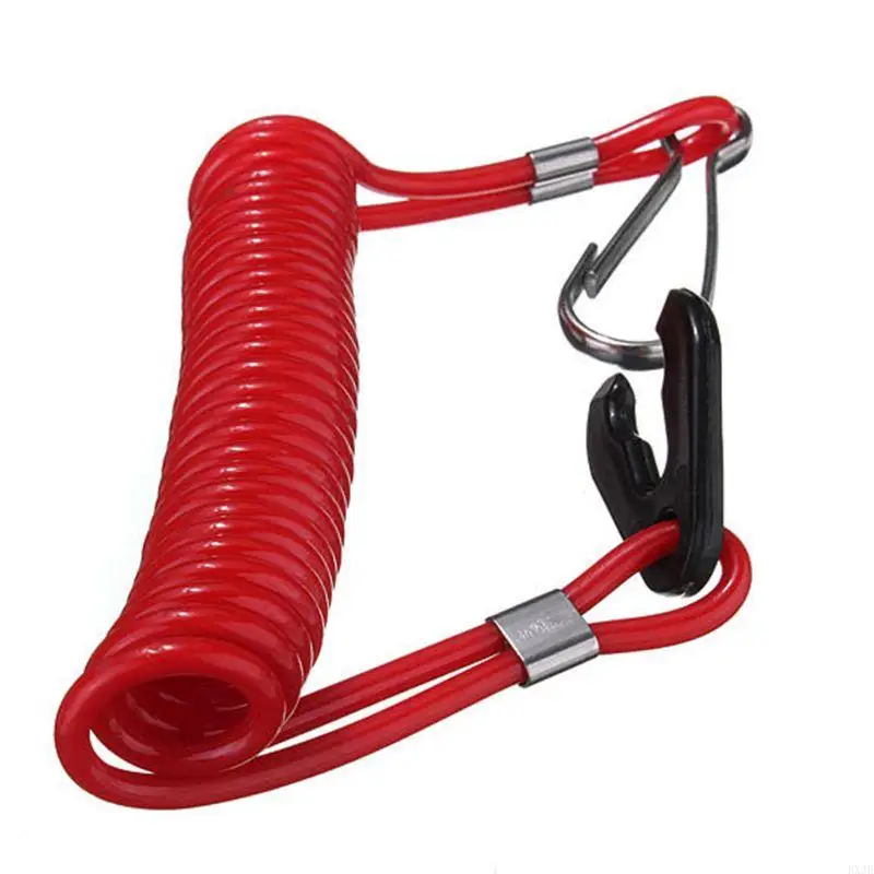 RXJE Boat Engine Emergency Stop Marine Safety Lanyard Cord Universal Engine Motor Lanyard Replacement Parts