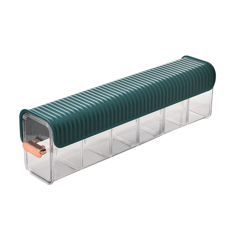 

Wall-Mounted Storage Box Underwear Panties Socks Data Cable Closet Organizer Multifunction 6 Grids Transparent