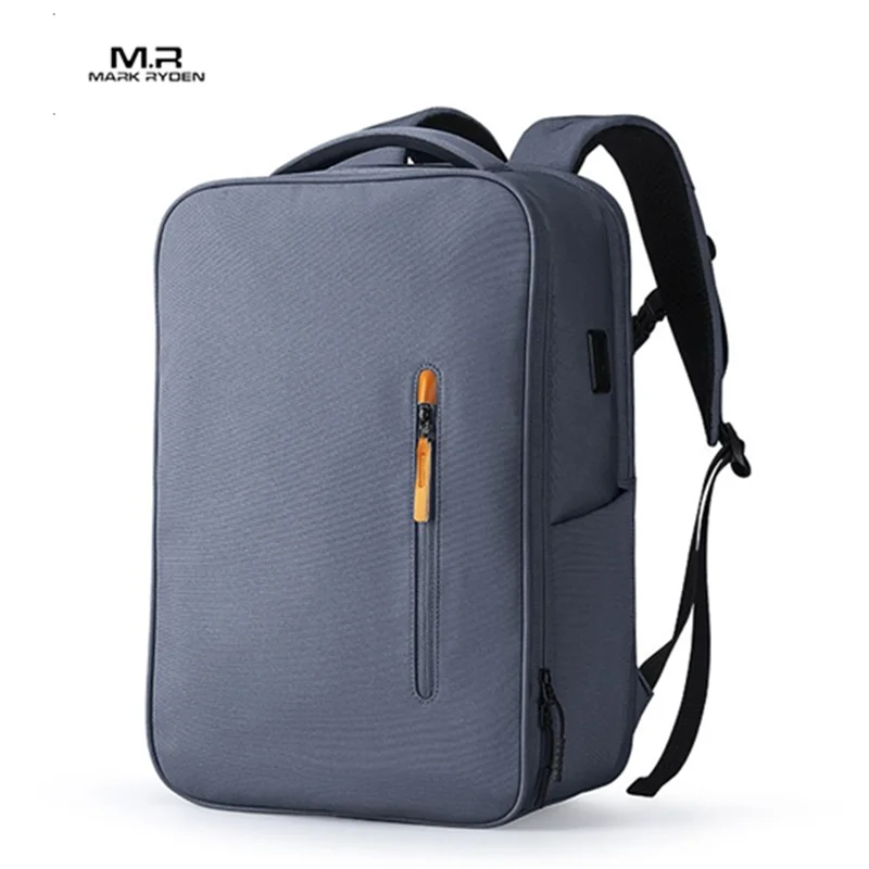 

Mark Ryden Fashion Men Casual Computer Backpack Light 15.6 inch Laptop Lady Anti-theft Travel Backpack Gray Student School Bag