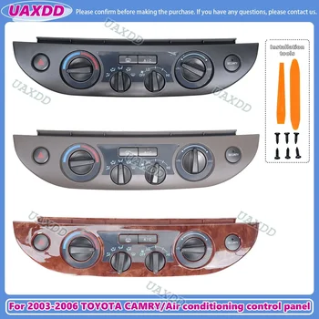 Auto Aria Condizionata Vent di Controllo MAX AUTO OFF REST Per TOYOTA CAMRY 2003-2006 Pulsante del Pannello di Uscita Manopola di Controllo Centrale copertura