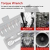 Quick-release Torque Wrench Repairing Tool High Precise Torque Preset Wrenches 2-24N.m Torque Adjustable 1/4inch Ratchet Wrench 5
