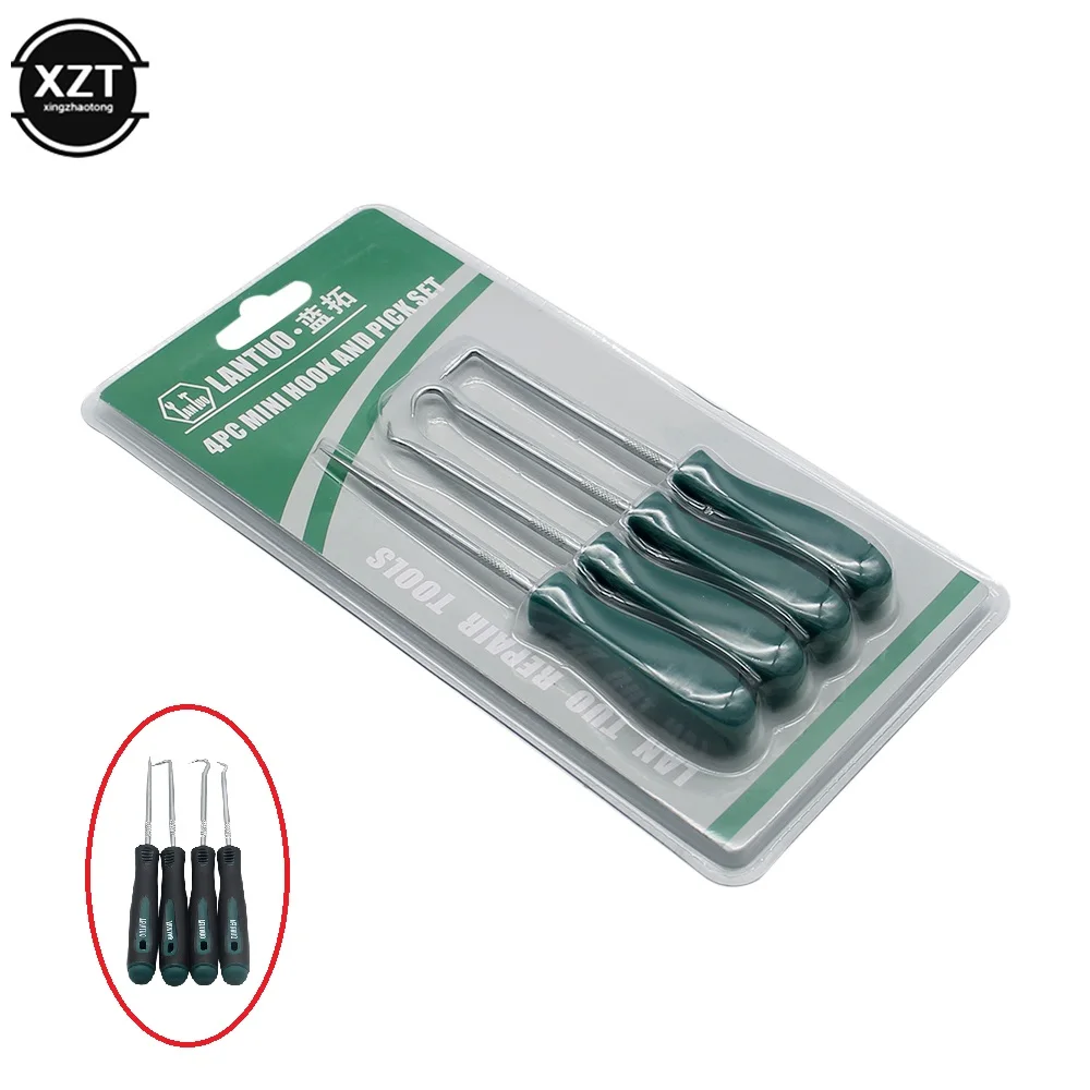 4Pcs/lot 135mm Car Auto Vehicle Oil Seal Screwdrivers Set O-Ring Gasket Puller Remover Pick Hooks Tools oil seal screwdrivers o ring seal set pick and hook set
