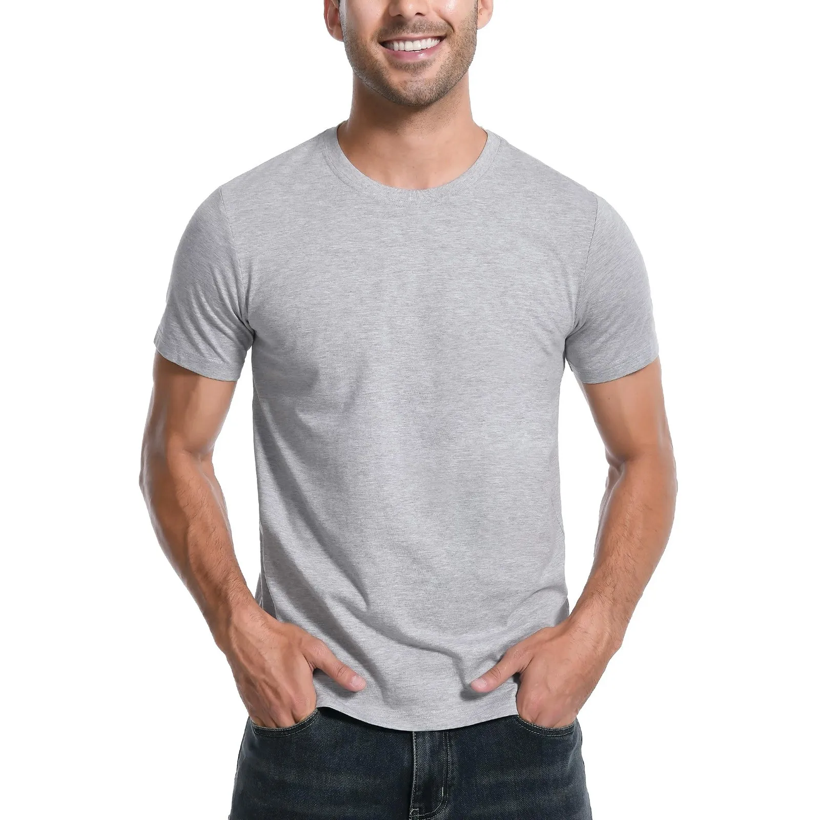 Men\'s Slim Fit Cotton T-Shirt 5