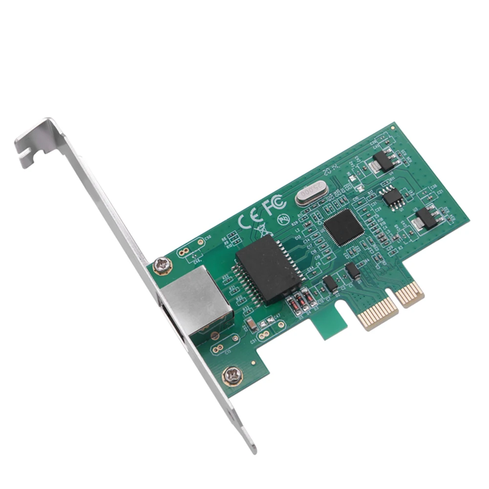 기가비트 PCI-E 네트워크 카드, 데스크탑 PC용 PCL-E 기가비트 LAN 카드, RJ45 LAN 컨트롤러, 1000Mbps, 10 m, 100 m, 1000m