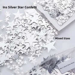 Silver and Gold Star Sequin Beads for DIY Holiday Decor and Gifts