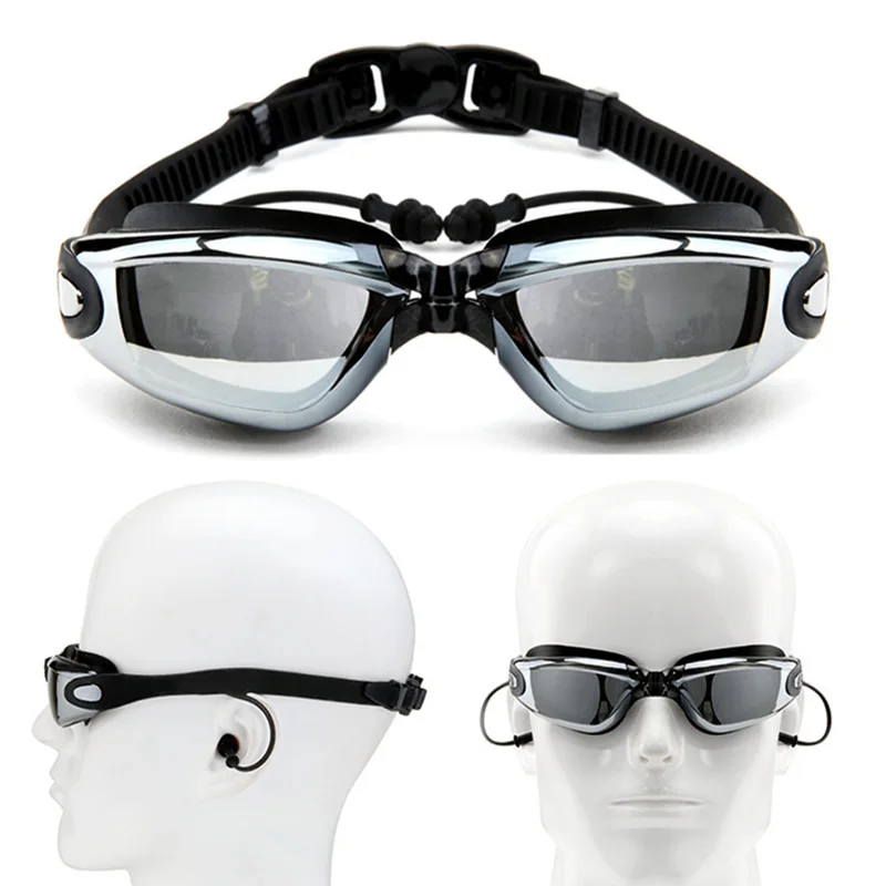 Professional Waterproof Anti-fog Men Swim Glasses Anti-UV Eyewear Swimming Goggles 2