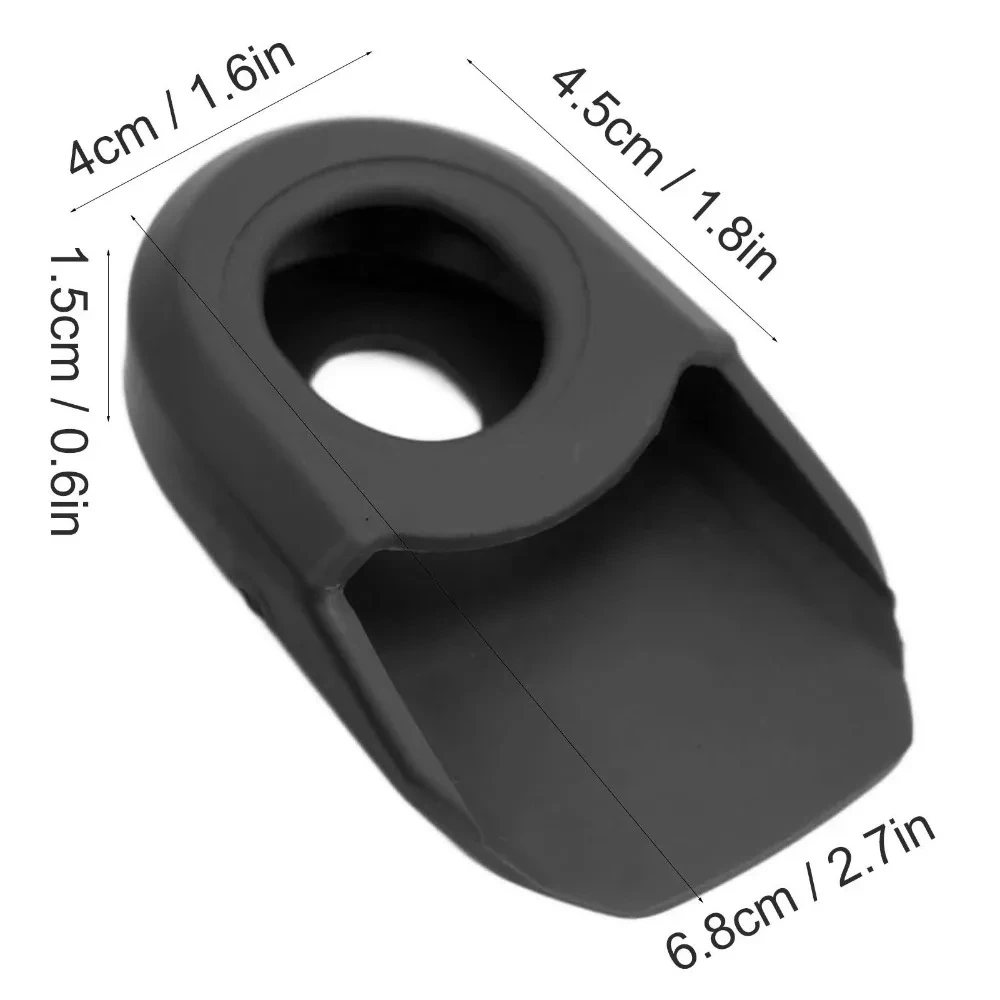 Silicone Bicycle Crank Arm Protector Sleeves - Pair of Scratch-Resistant Bike Accessories